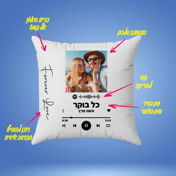 כרית בהדפסה אישית