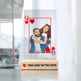 מעמד אקריל קלפים